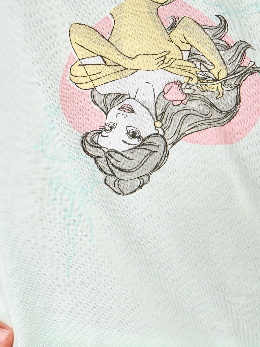 Princess Print T-Shirts and Pyjamas - Set of 2