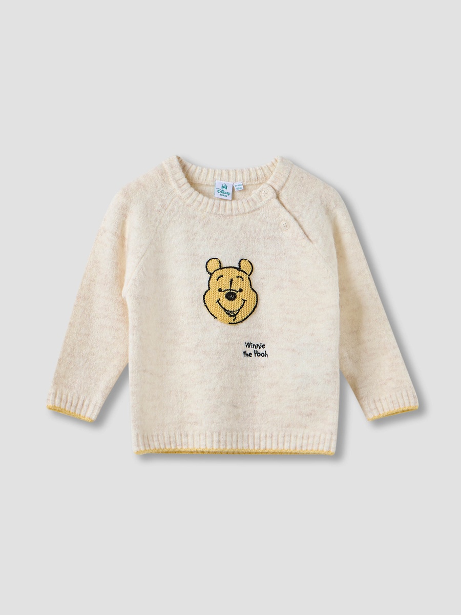 Winnie the Pooh Embroidered Sweater and Pants Set