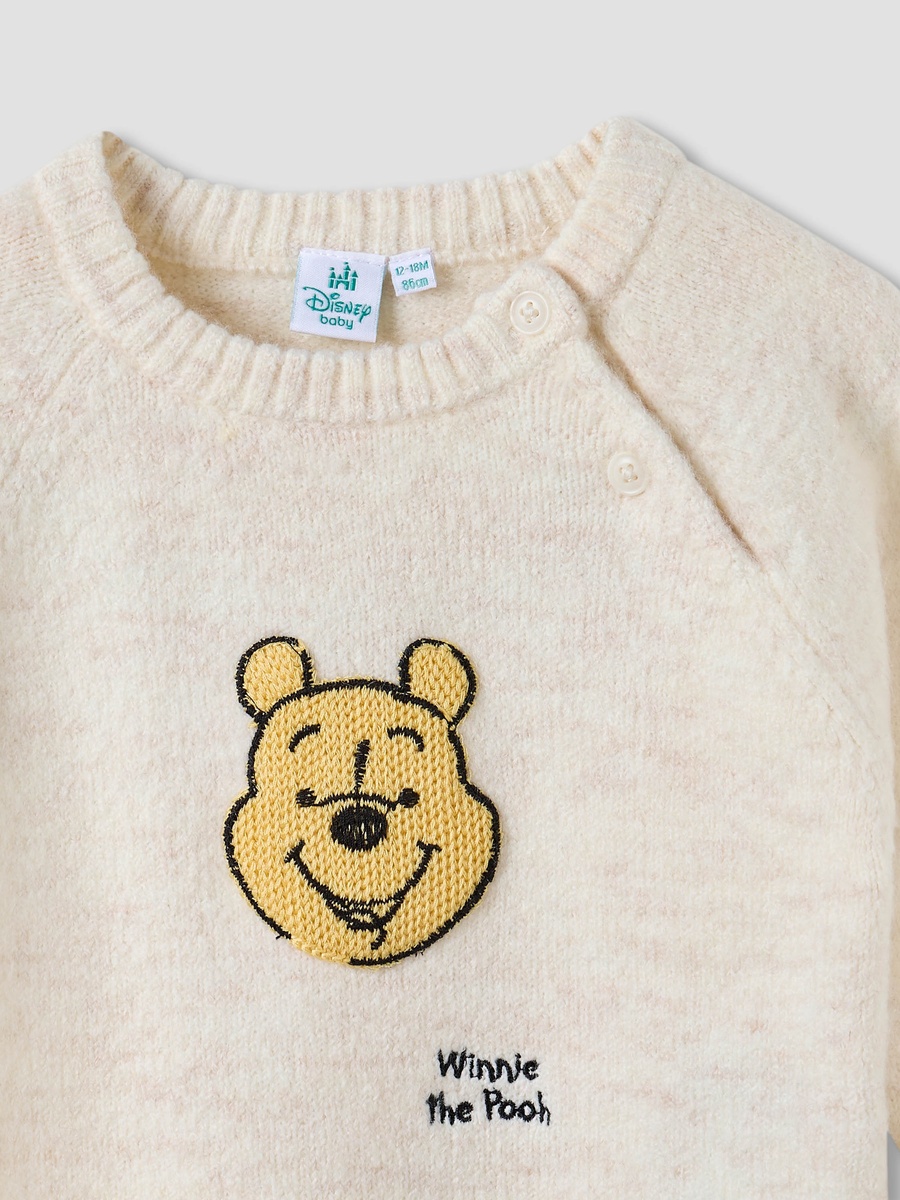 Winnie the Pooh Embroidered Sweater and Pants Set
