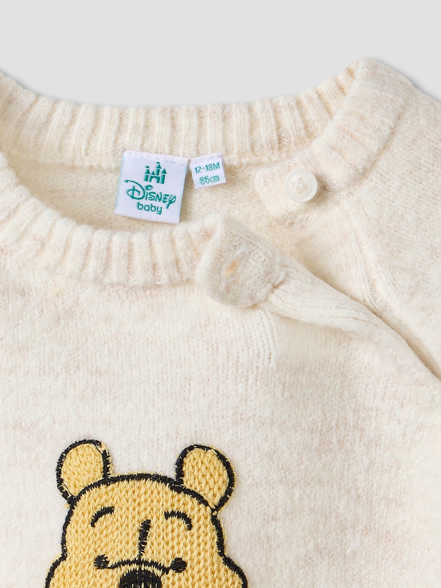 Winnie the Pooh Embroidered Sweater and Pants Set