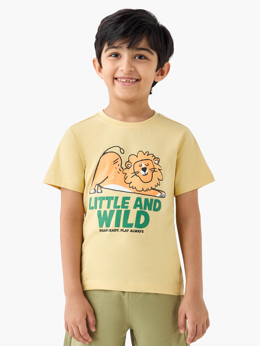 3-Piece Printed T-Shirt and Shorts Set