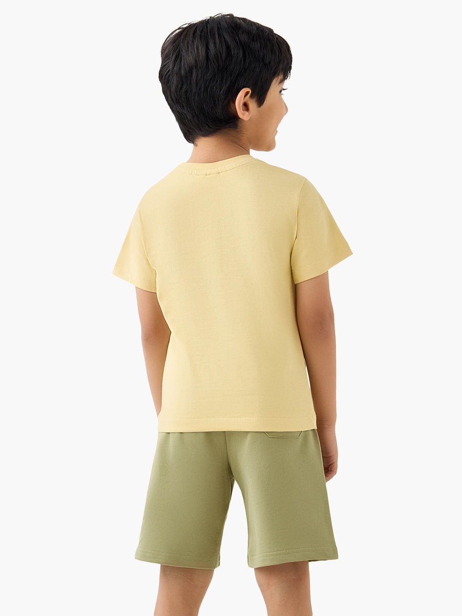 3-Piece Printed T-Shirt and Shorts Set