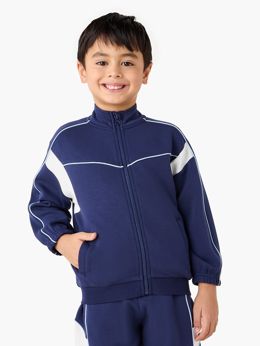 Panelled Sweatshirt and Joggers Set