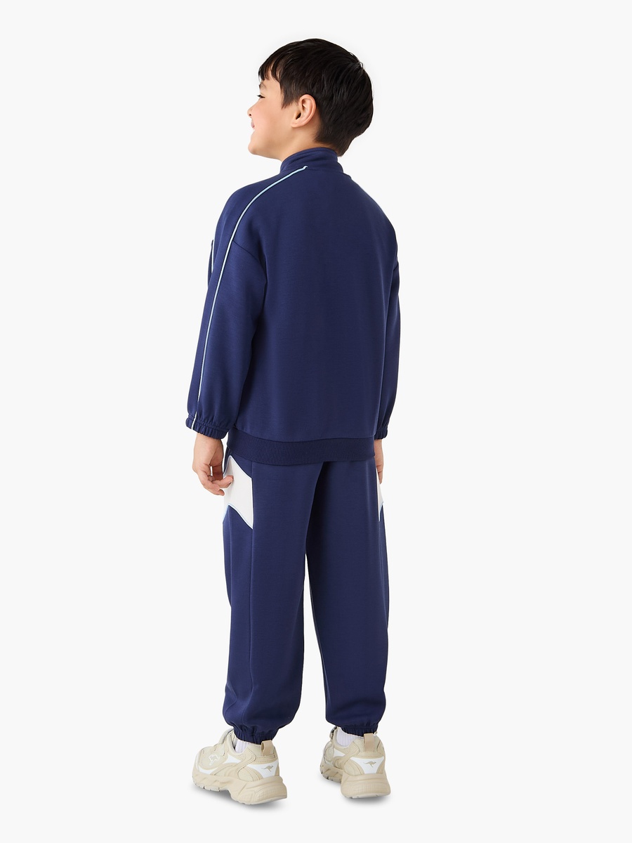Panelled Sweatshirt and Joggers Set