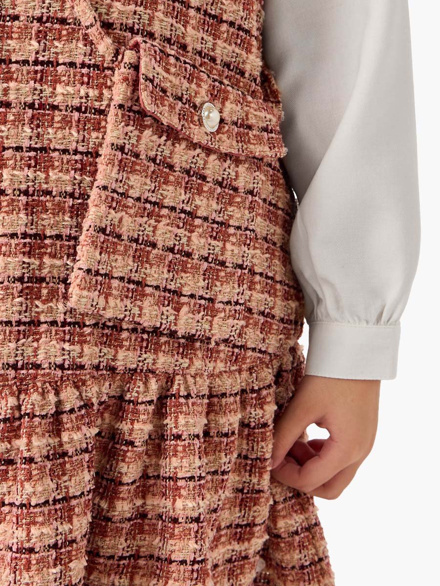 Textured 4-Piece Clothing Set