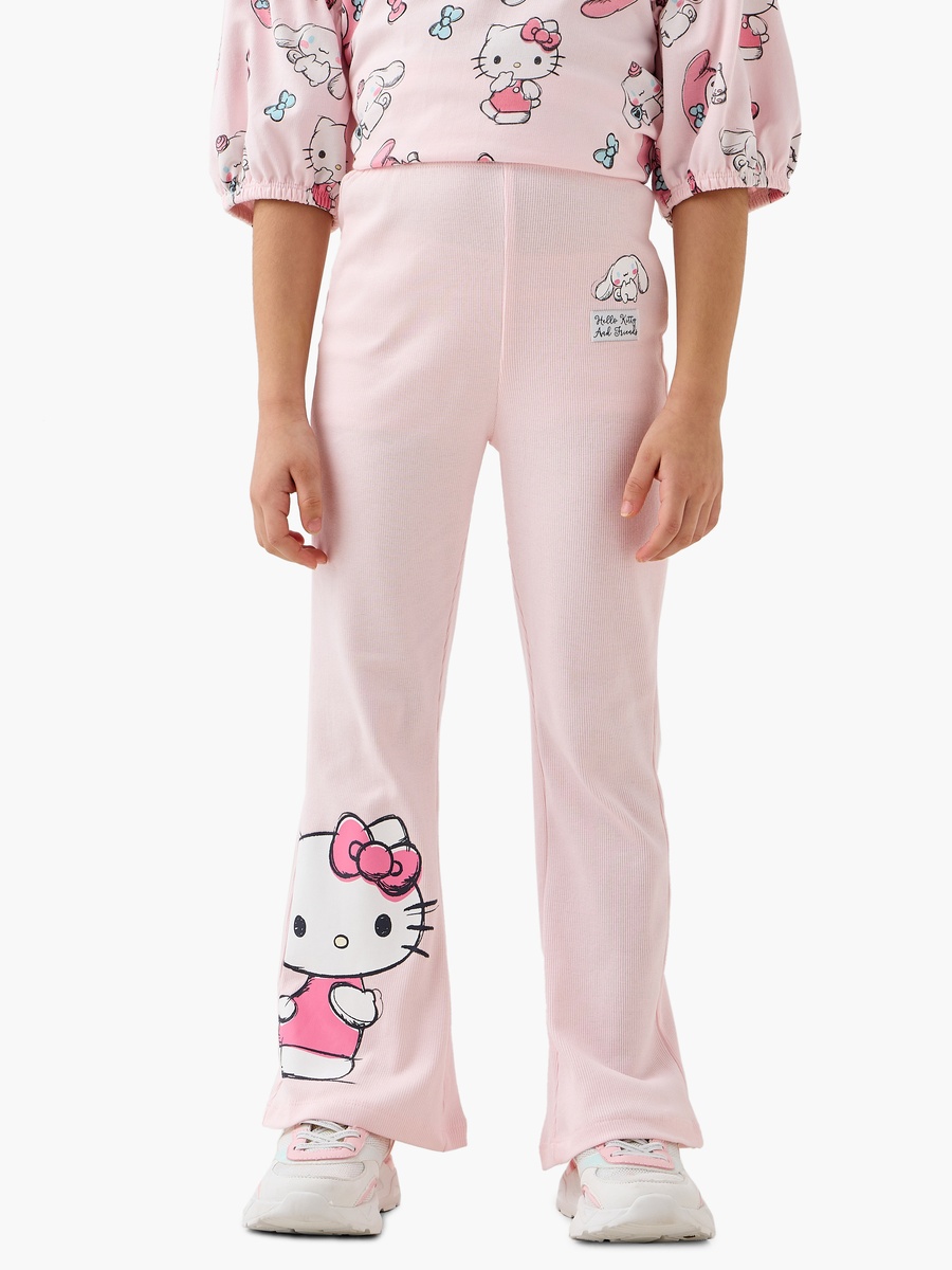 Hello Kitty Print Top and Pants Set
