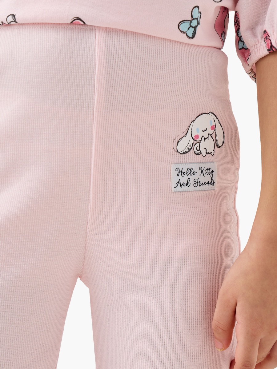 Hello Kitty Print Top and Pants Set