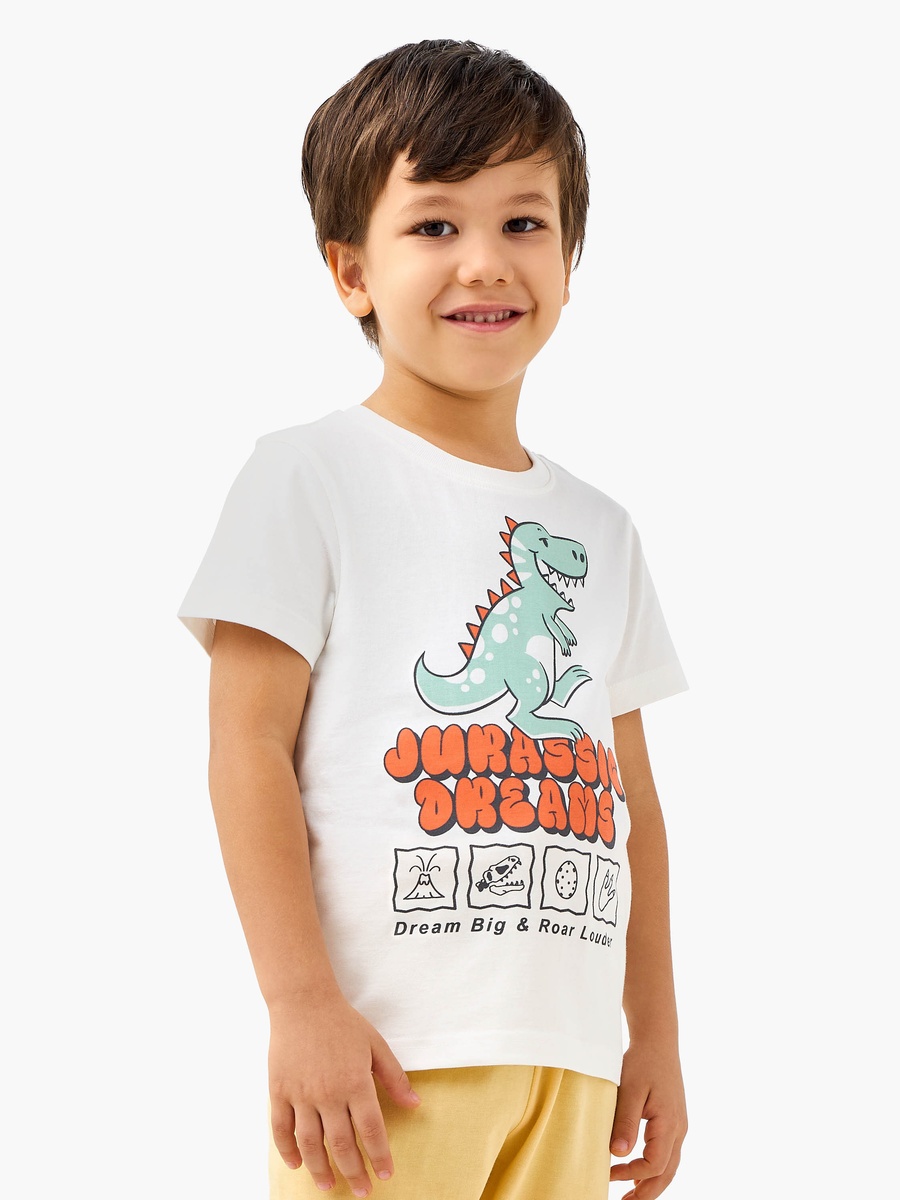 Dinosaur Print T-Shirt and Pyjama Set