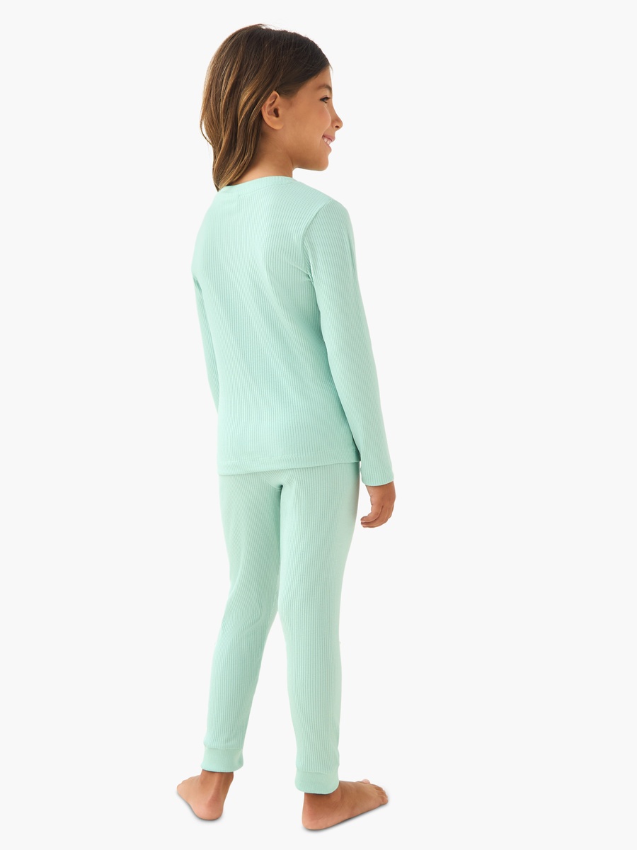 Ribbed T-Shirt and Pyjama Set