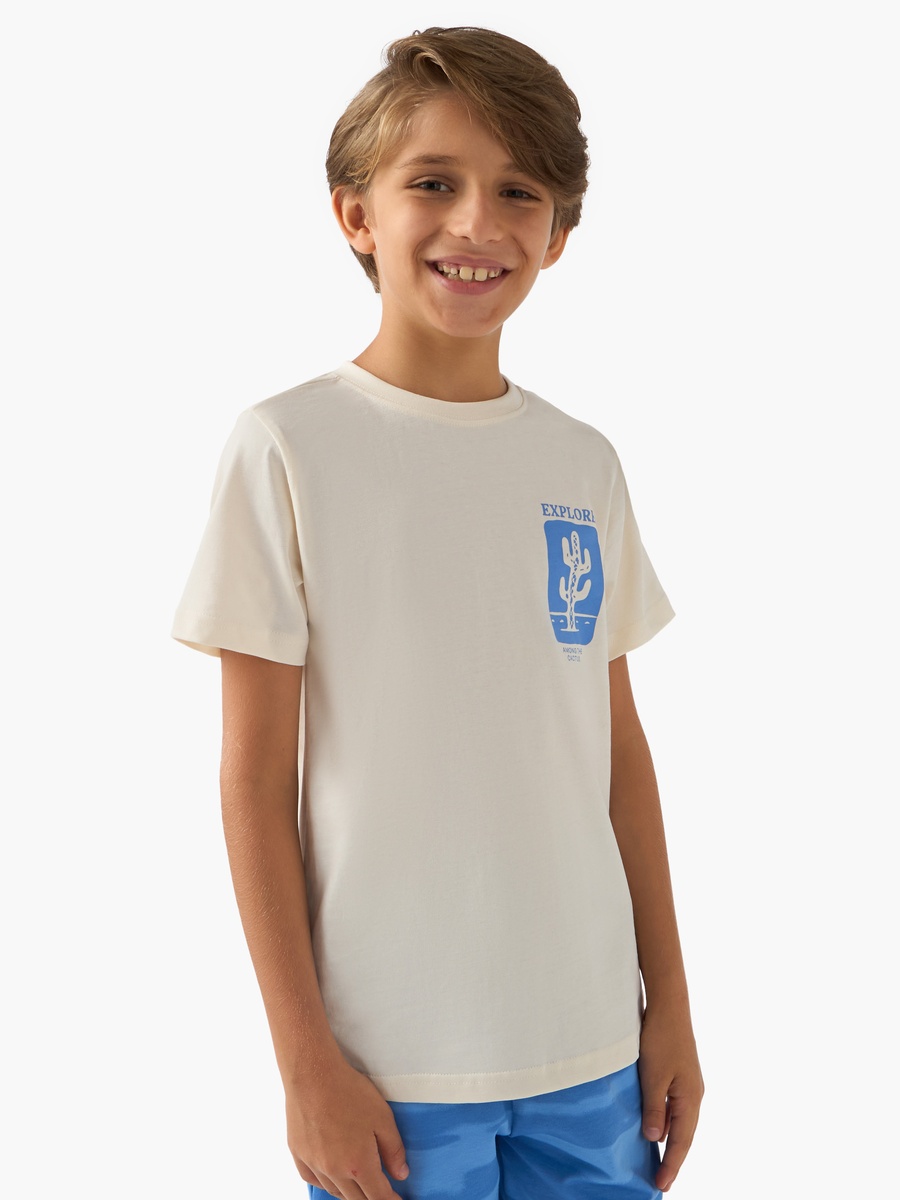 3-Piece Printed T-Shirts and Shorts Set