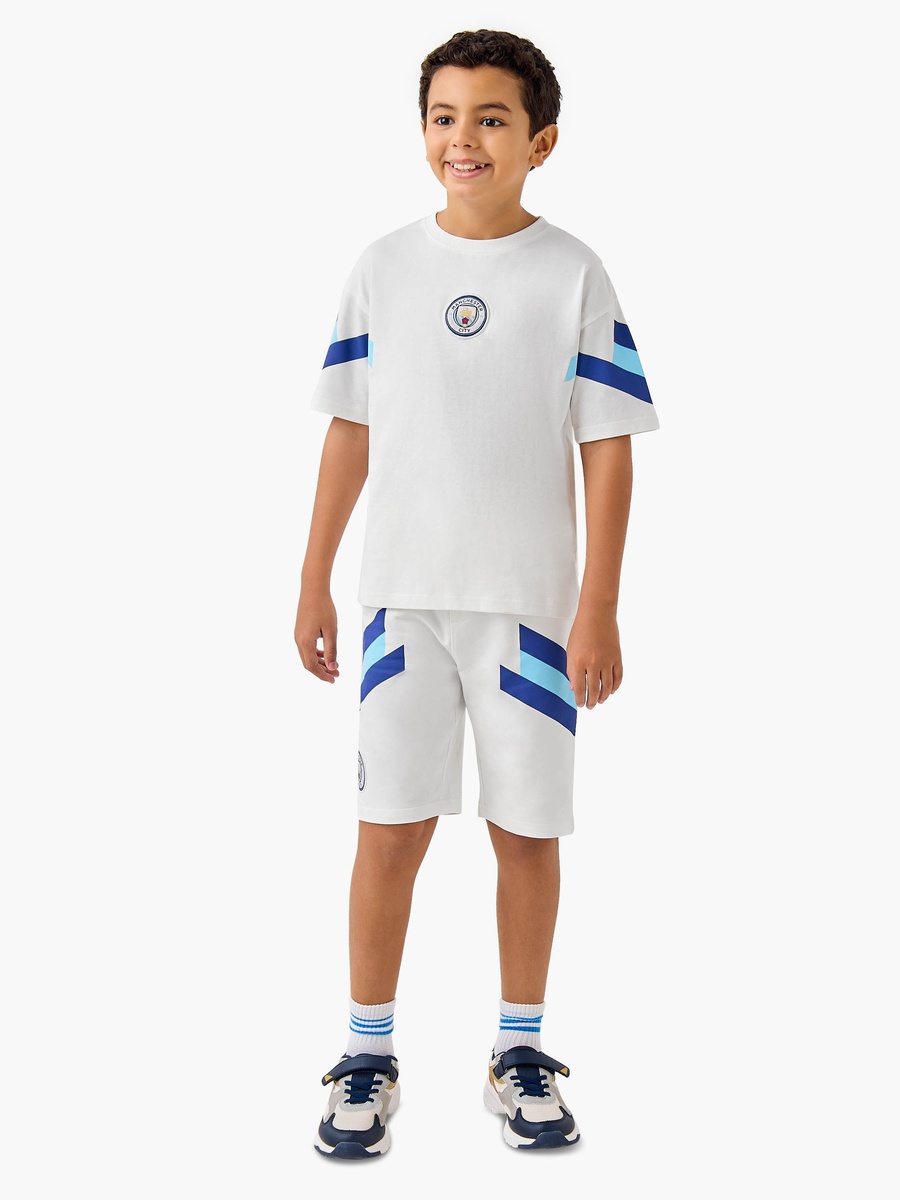 Manchester City Applique T-Shirt and Shorts Set
