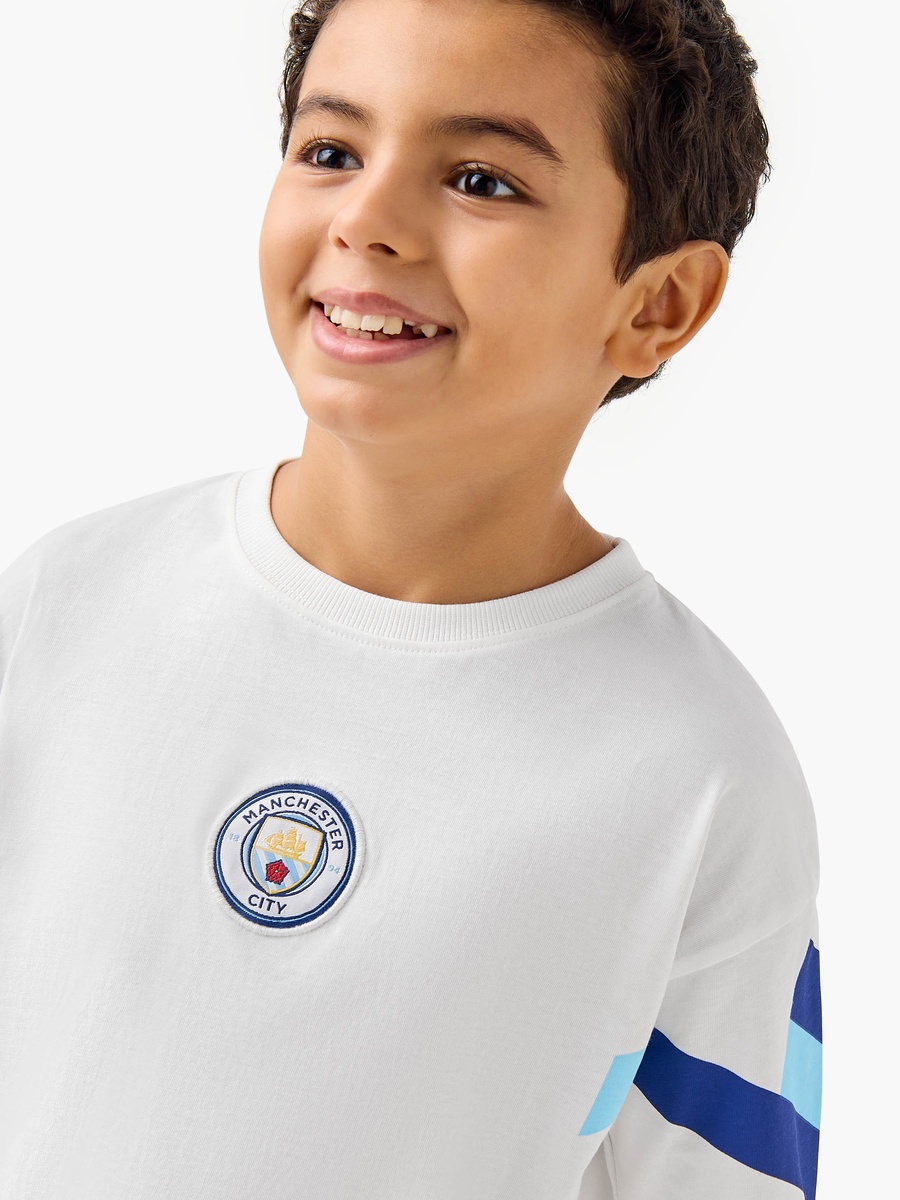 Manchester City Applique T-Shirt and Shorts Set