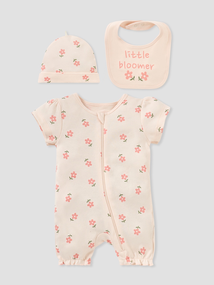 Floral Print 3-Piece Gift Set