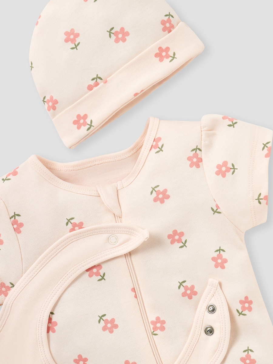Floral Print 3-Piece Gift Set