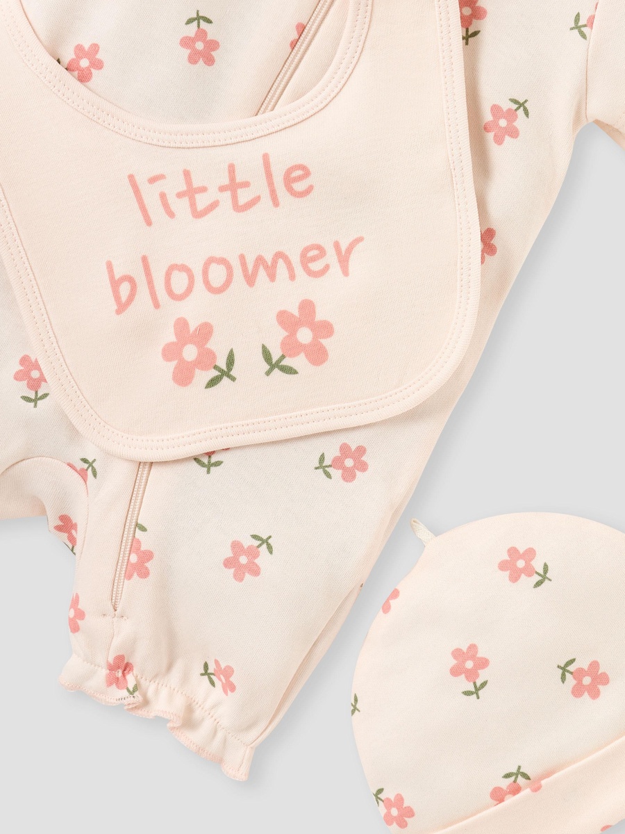 Floral Print 3-Piece Gift Set