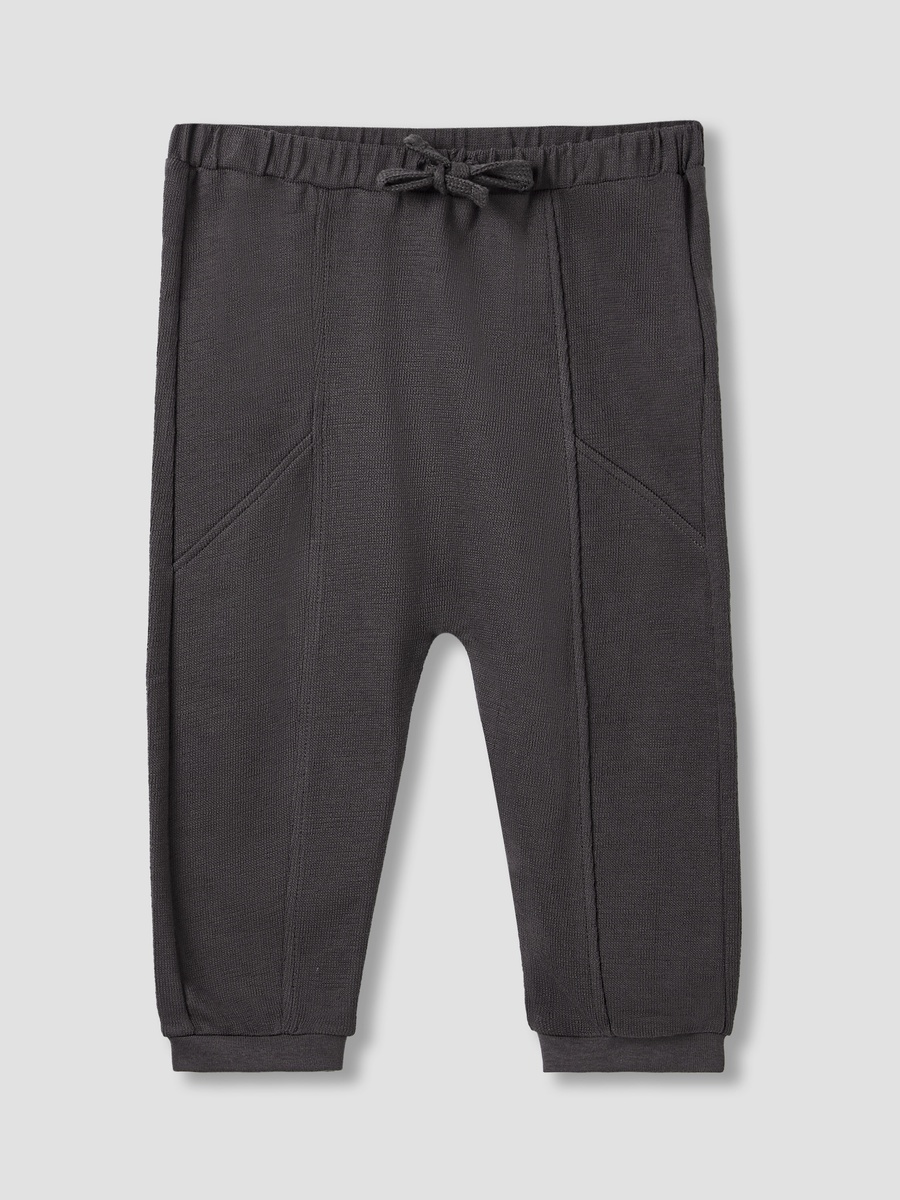 Textured Joggers with Bow Detail - Set of 2