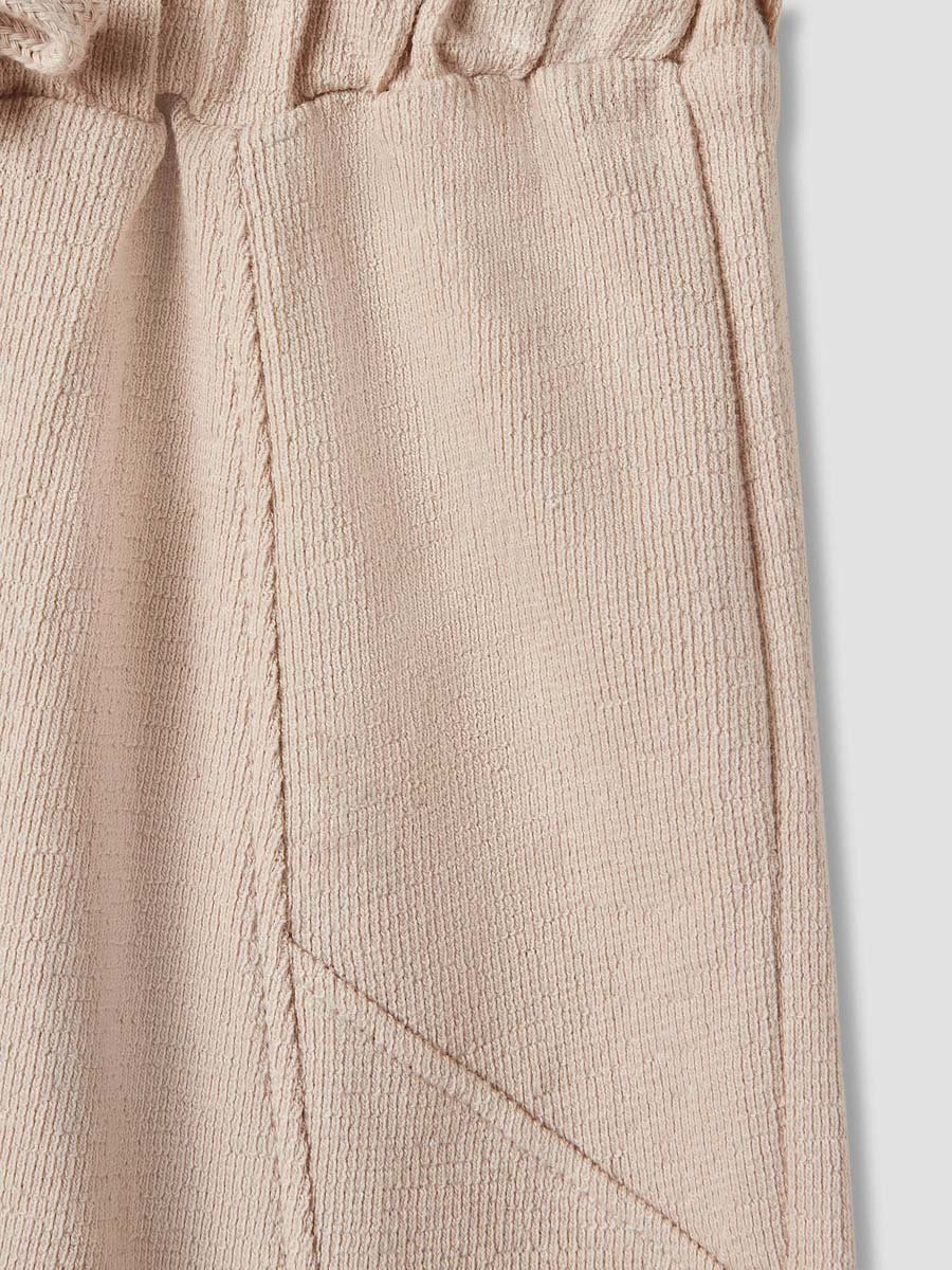 Textured Joggers with Bow Detail - Set of 2