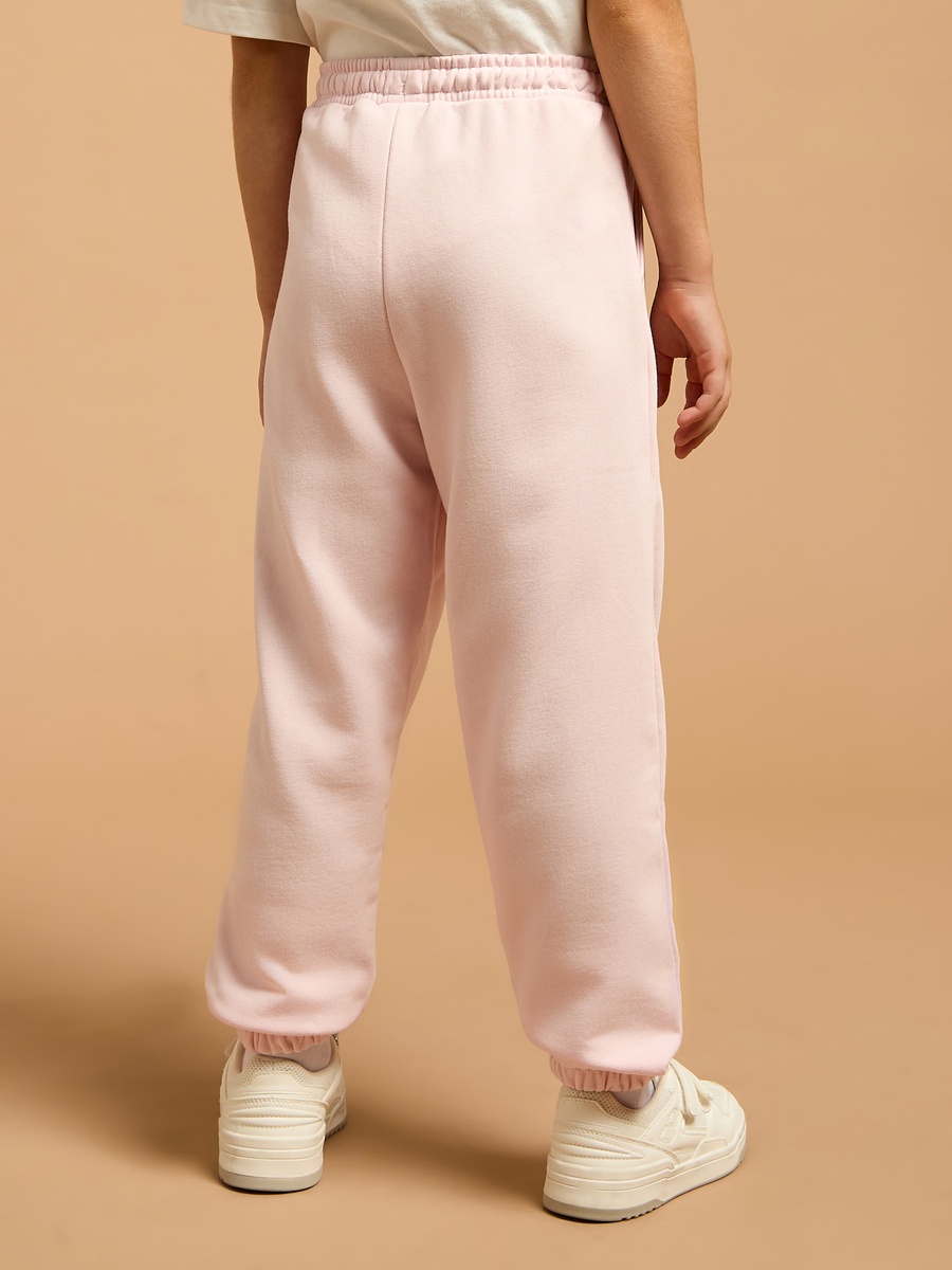 Solid Joggers with Drawstring Closure and Pockets