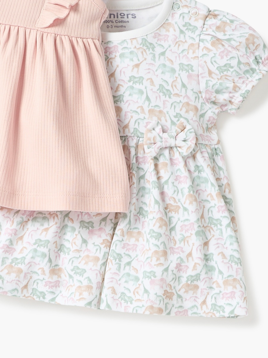 3-Piece Assorted Dress and Headband Set