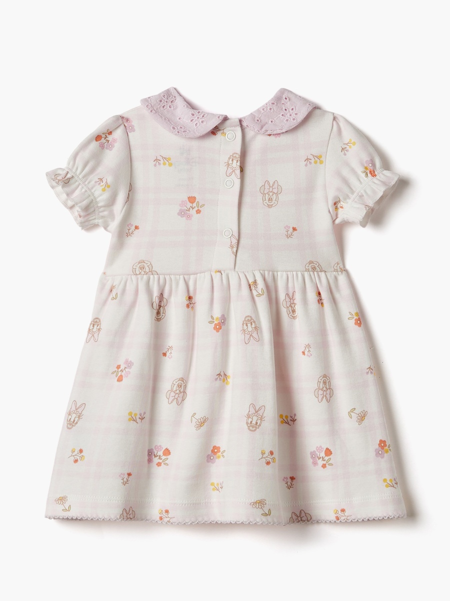 All-Over Minnie Mouse and Daisy Duck Print A-Line Dress