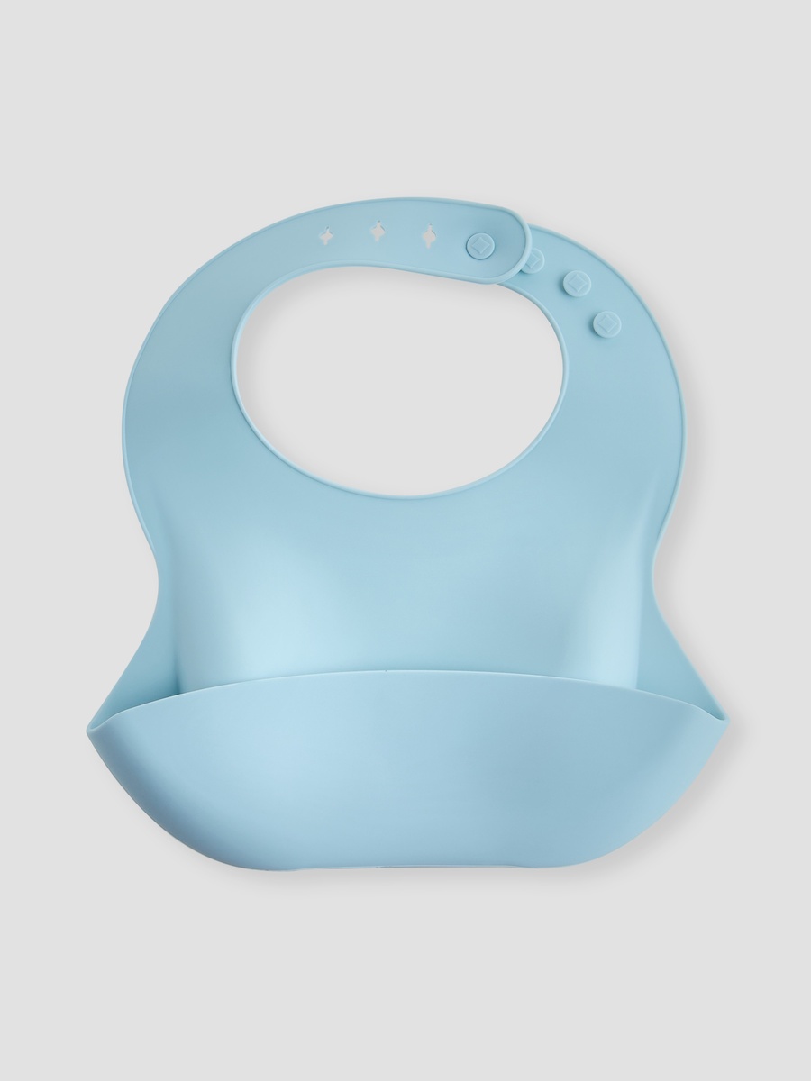 3-Piece Silicone Bib and Teether Set