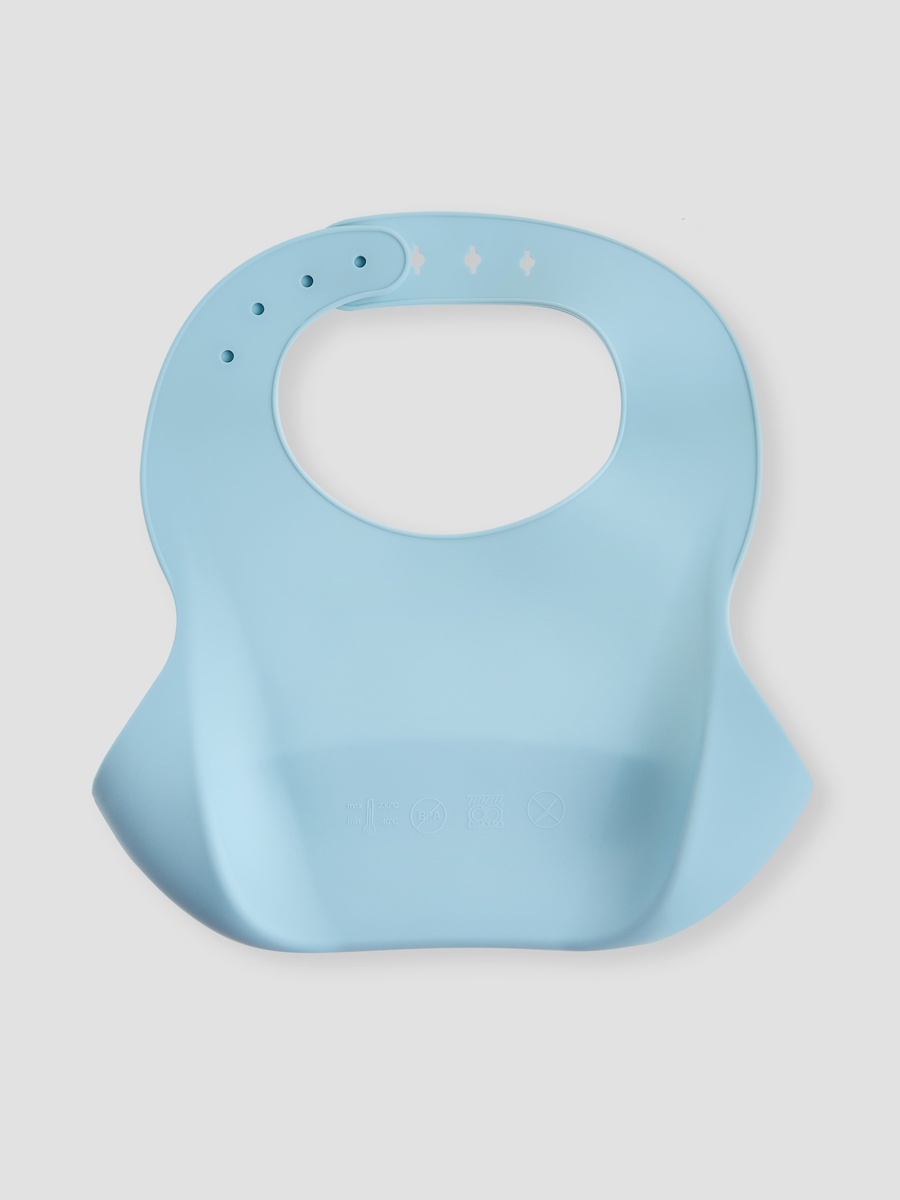 3-Piece Silicone Bib and Teether Set
