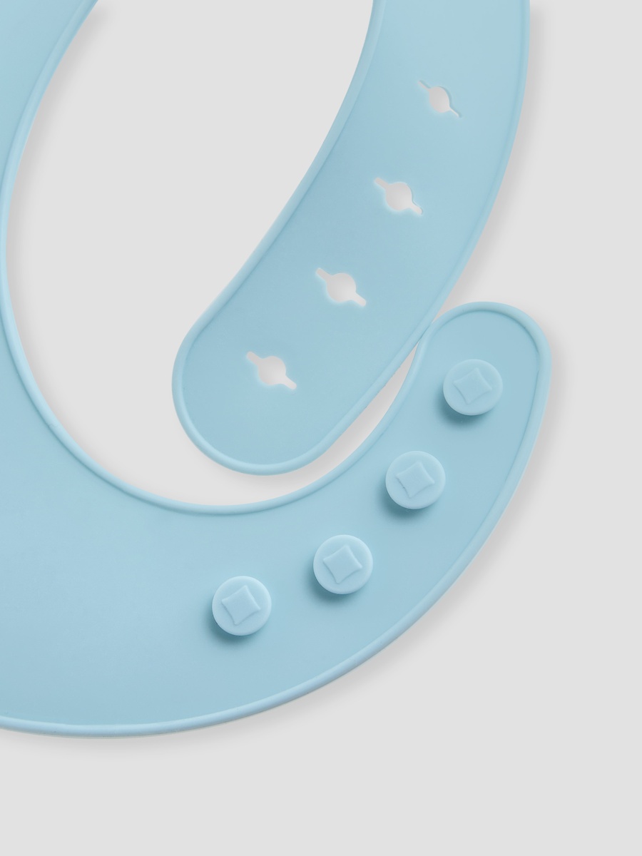 3-Piece Silicone Bib and Teether Set