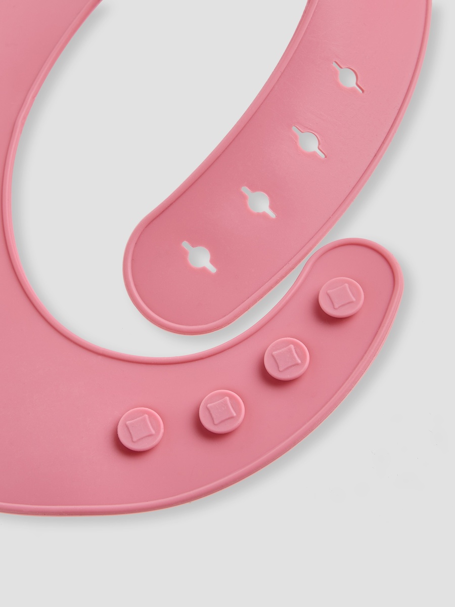 3-Piece Silicone Bib and Teether Set