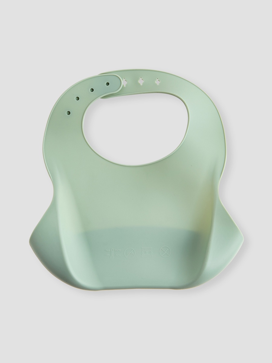 3-Piece Silicone Bib and Teether Set