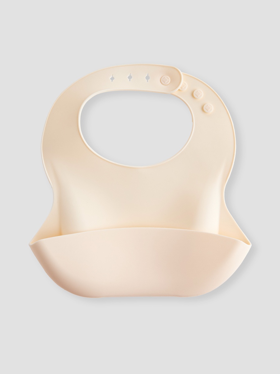 3-Piece Silicone Bib and Teether Set