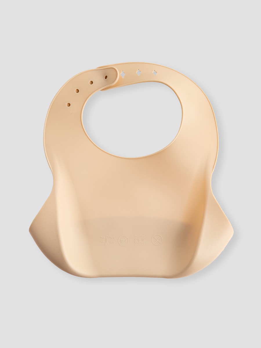 3-Piece Silicone Bib and Teether Set