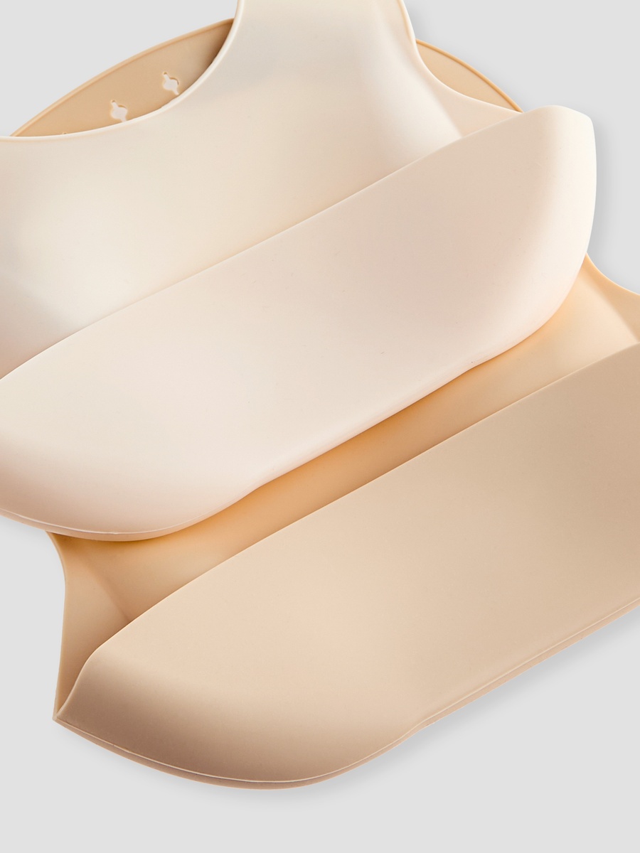 3-Piece Silicone Bib and Teether Set