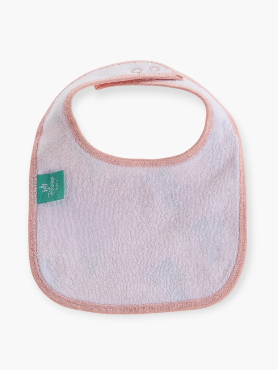 Minnie Mouse Print Bib with Snap Button Closure