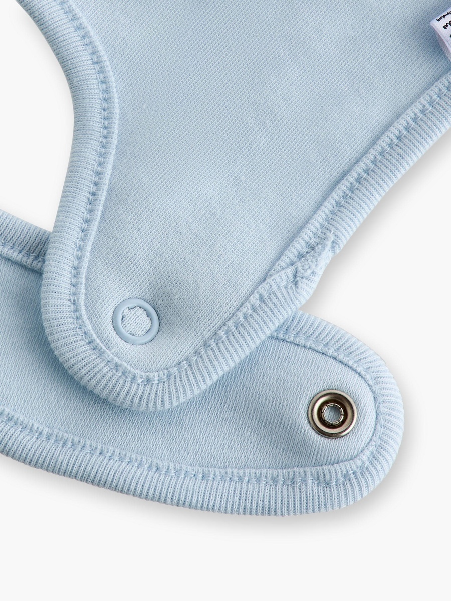Assorted Bib with Snap Button Closure - Set of 2