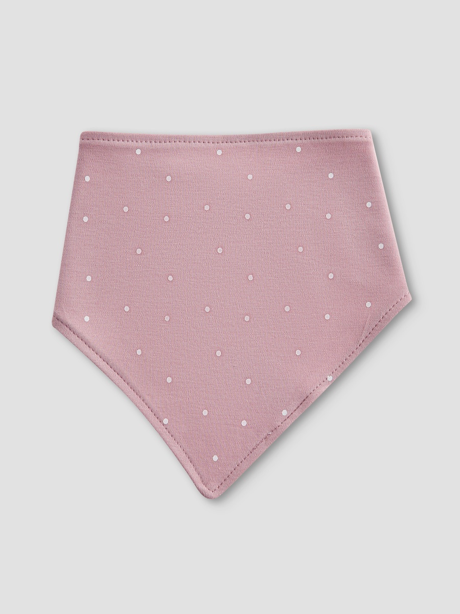 Printed Bib with Button Closure - Set of 5
