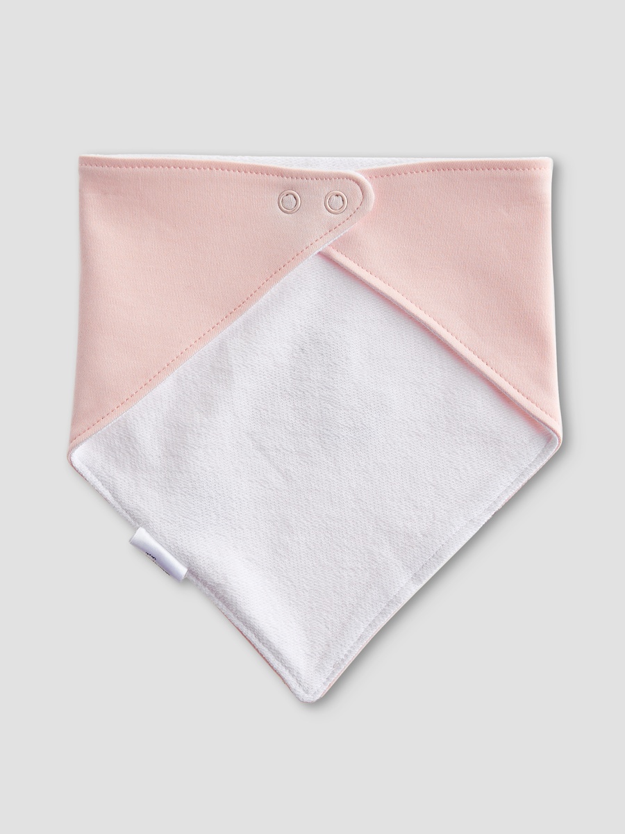 Printed Bib with Button Closure - Set of 5
