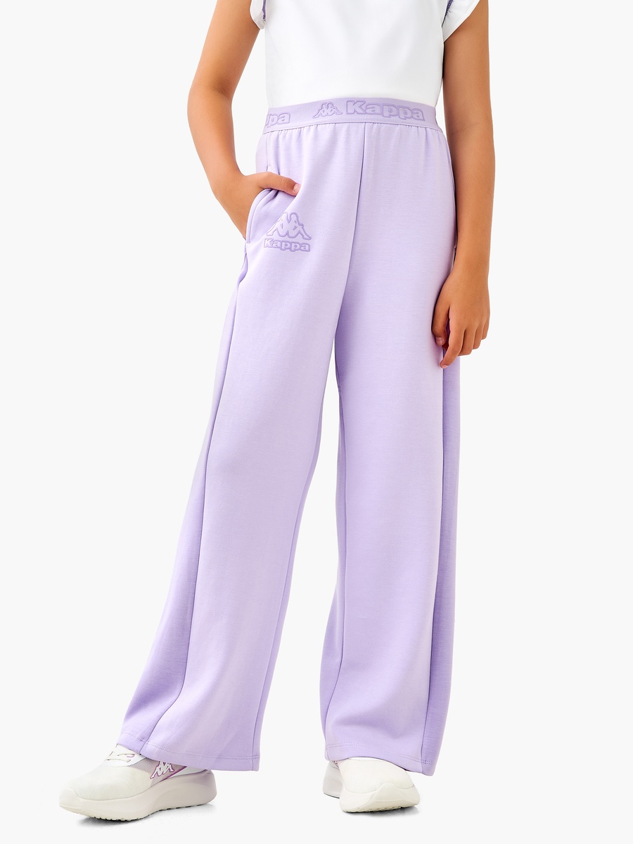Panelled Track Pants with Elasticated Waistband