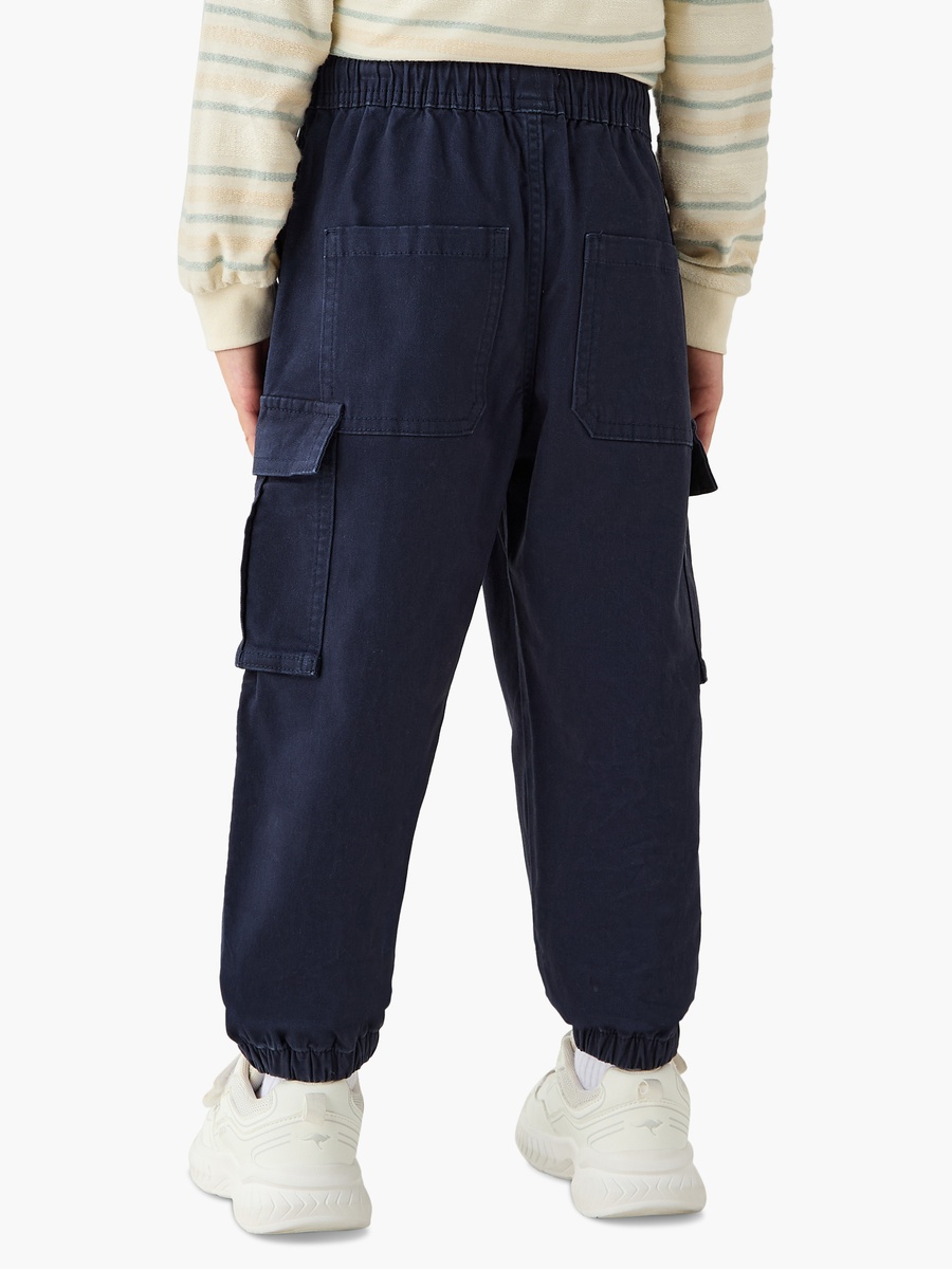 Solid Joggers with Drawstring Closure