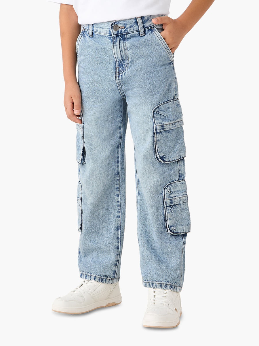 Solid Jeans with Pockets