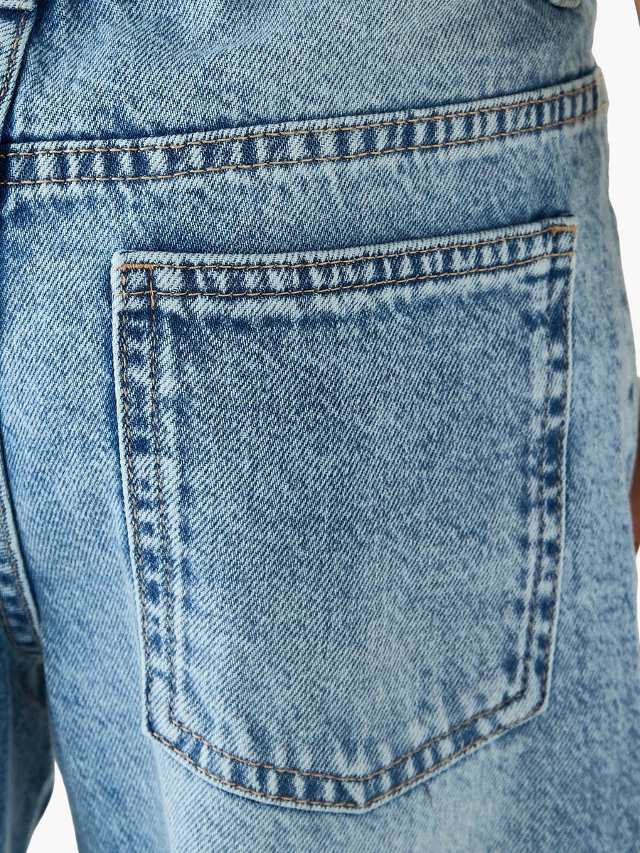 Solid Jeans with Pockets