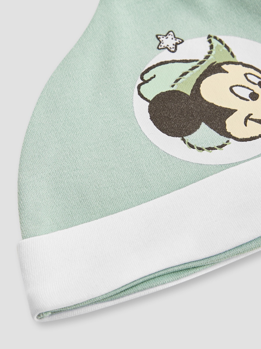 Mickey Mouse Print Beanie Cap