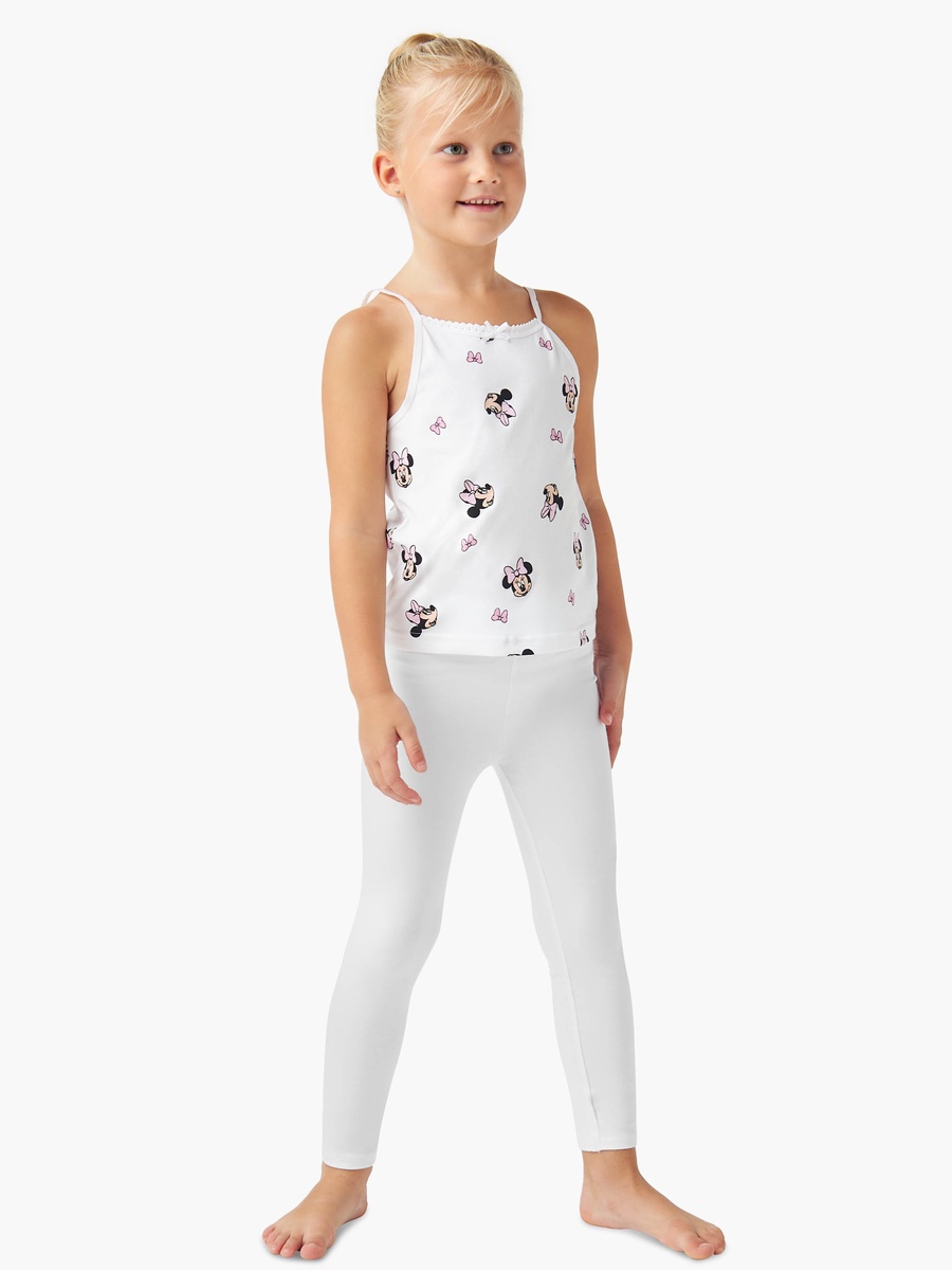Minnie Mouse Print Vest with Bow Accent - Set of 3