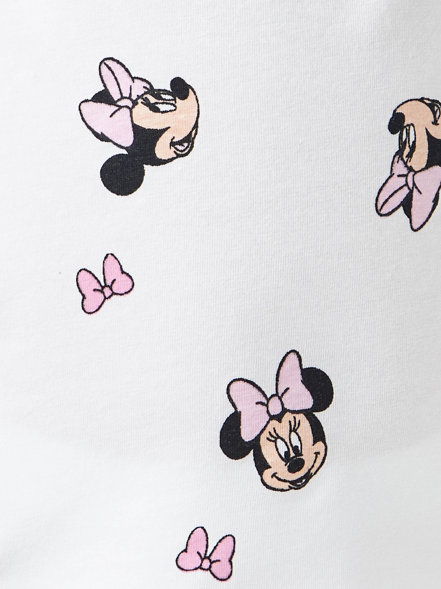 Minnie Mouse Print Vest with Bow Accent - Set of 3