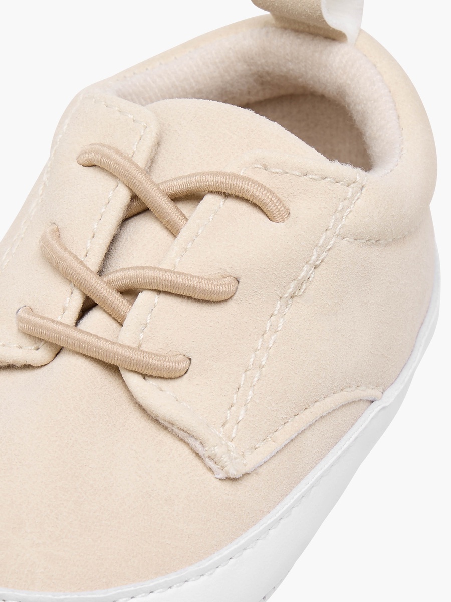 Solid Lace-Up Booties with Pull Tabs