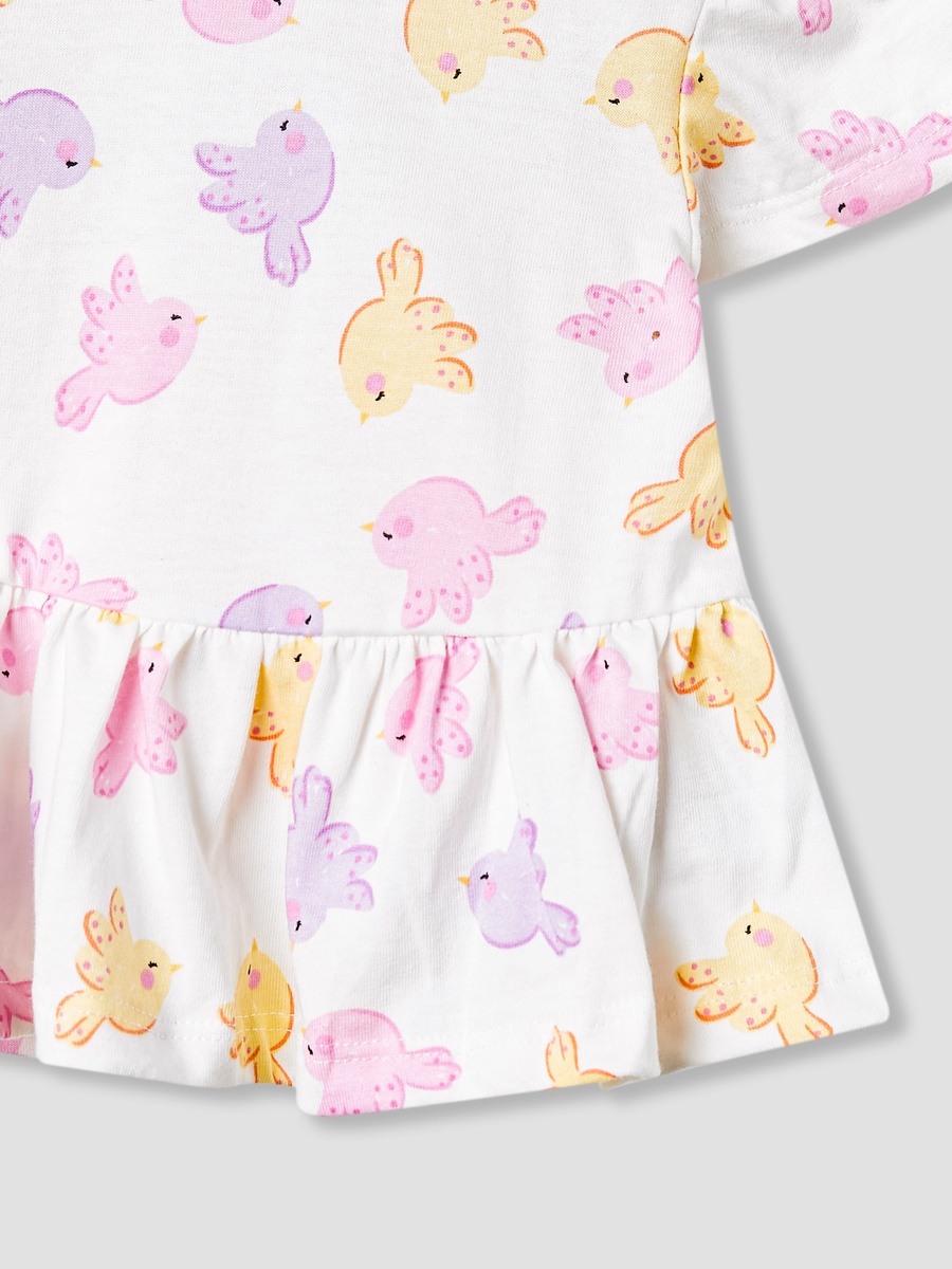 Bird Print Top - Set of 2