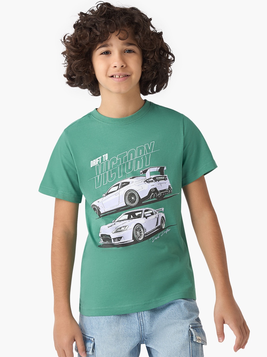 Race Car Print T-Shirt