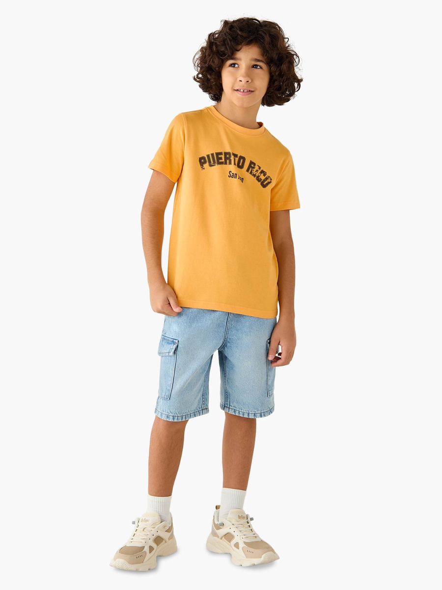 Typographic Print T-Shirt