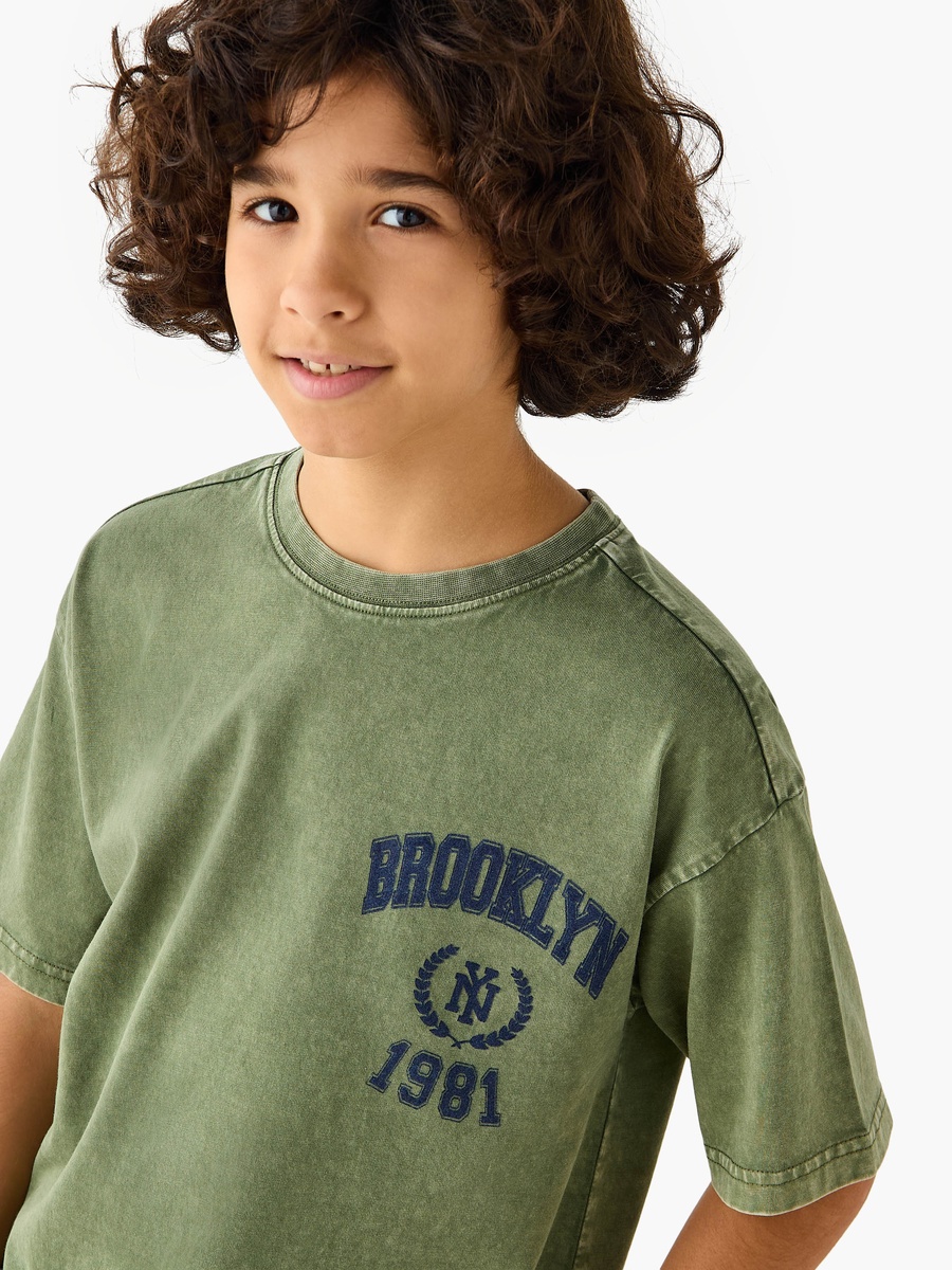 Typographic Print T-Shirt