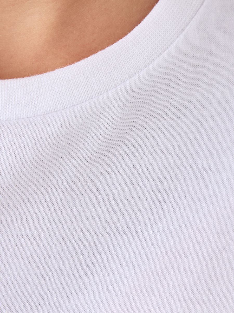 Stitch Print T-Shirt with Short Sleeves