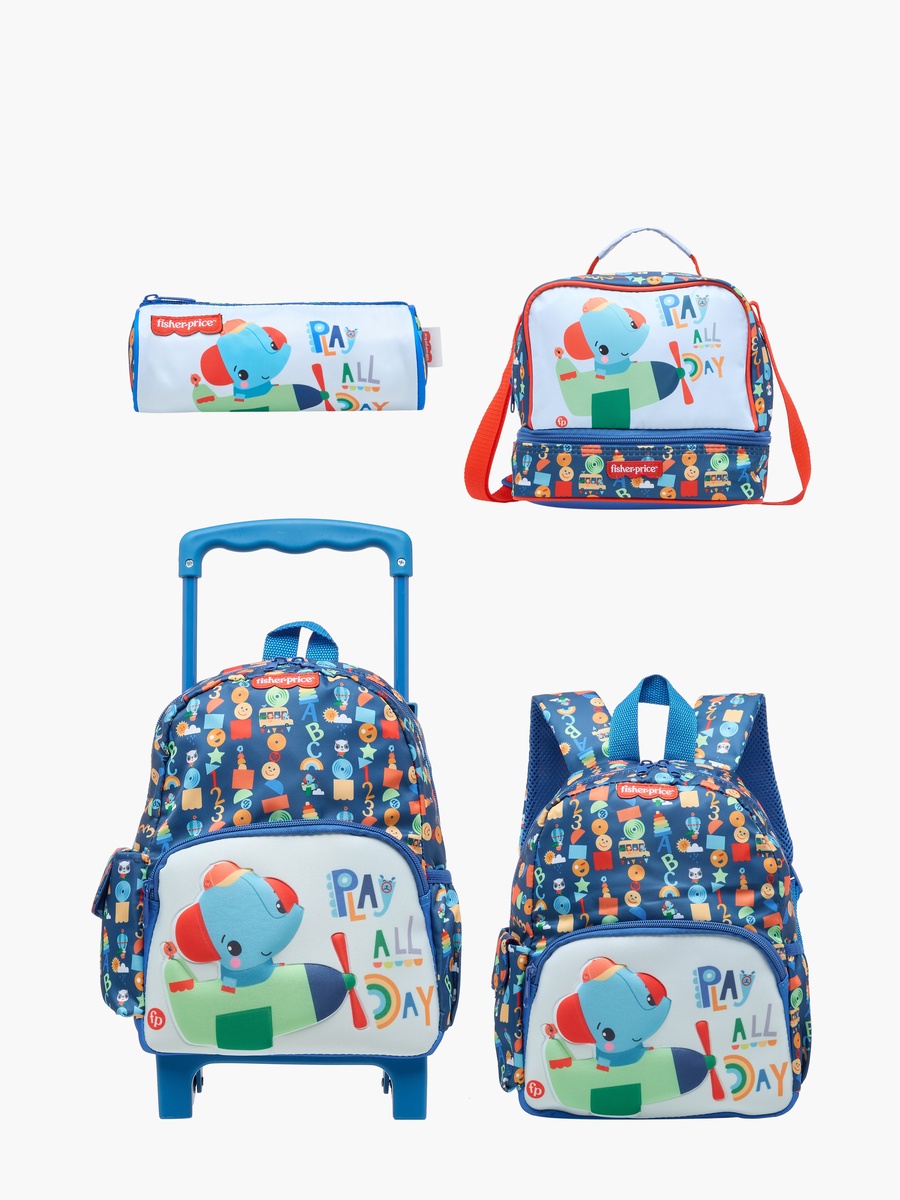 Fisher-Price Printed Pencil Pouch with Zip Closure